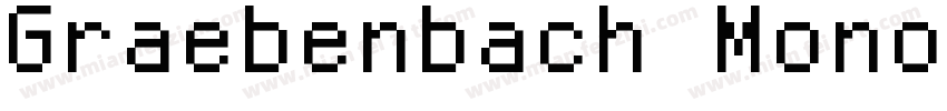 Graebenbach Mono字体转换